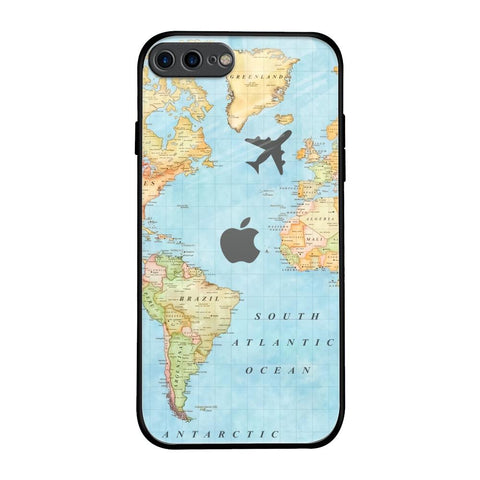 Fly Around The World Glossy Case for iPhone 8 Plus