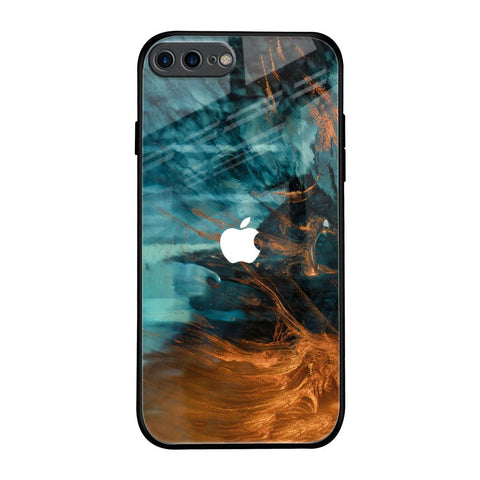 Golden Splash Glossy Case for iPhone 8 Plus