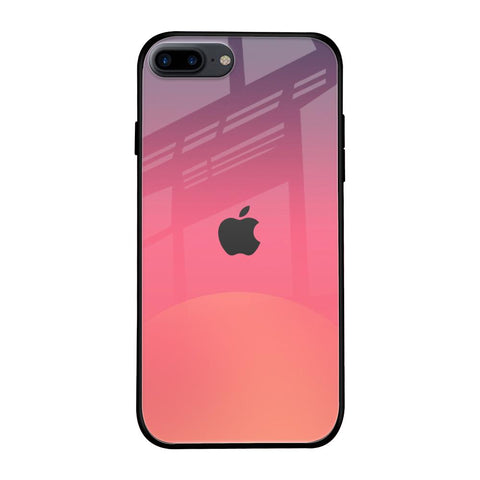 Sunset Orange Glossy Case for iPhone 8 Plus