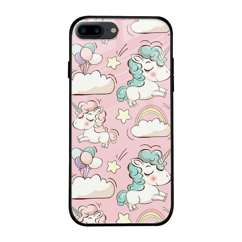 Balloon Unicorn Glossy case for iPhone 8 Plus