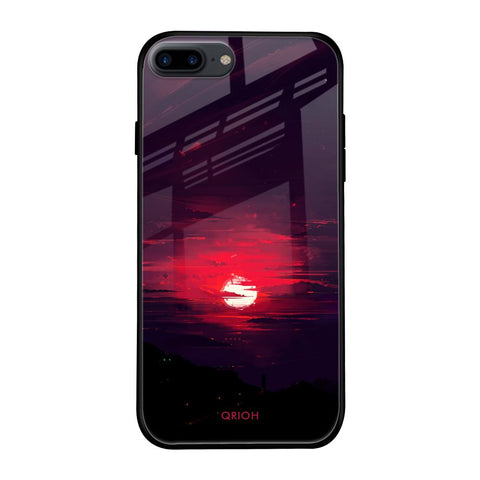 Morning Red Sky Glossy Case For iPhone 8 Plus