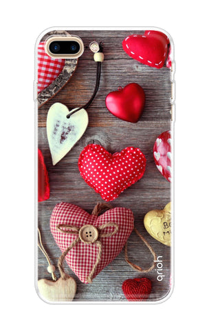 Valentine Hearts Soft Cover for iPhone 8 Plus
