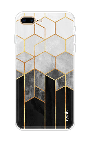 Hexagonal Pattern Soft Cover for iPhone 8 Plus