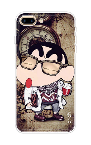 Nerdy Shinchan Soft Cover for iPhone 8 Plus