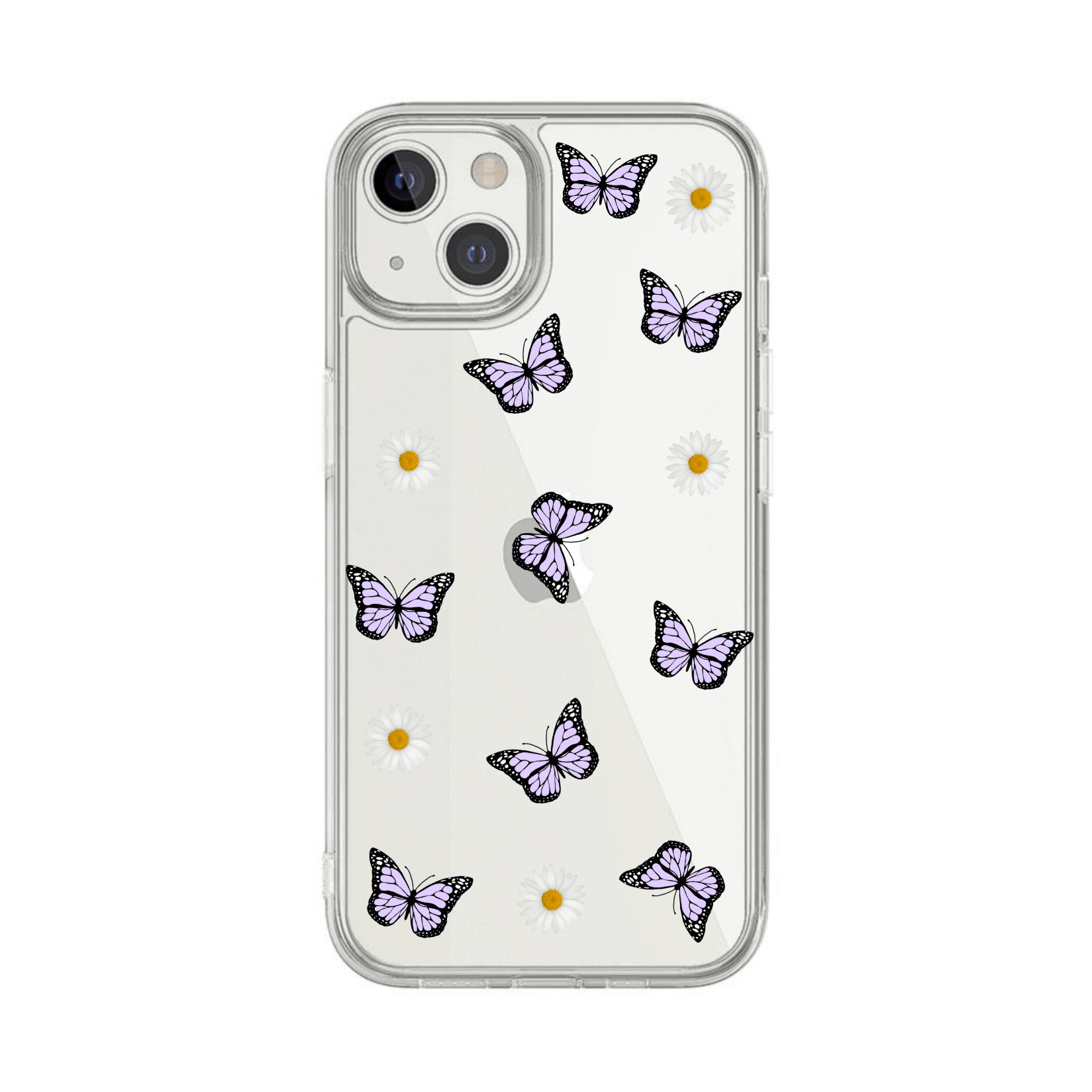 Lilac Butterflies Clear Case - Case On