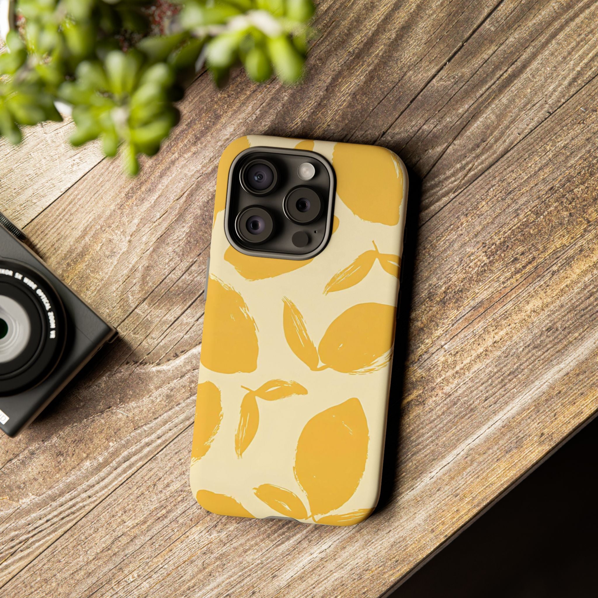 Citrus Glow Premium Tough Shining Phone Case (Double Layer) Available For All iPhone Models