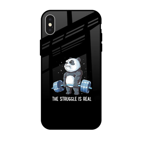 Real Struggle Glossy Case for iPhone X