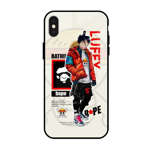 Bape Luffy Glossy Case for iPhone X