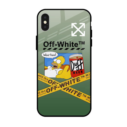 Duff Beer Glossy Case for iPhone X