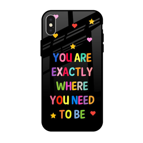 Magical Words Glossy Case for iPhone X