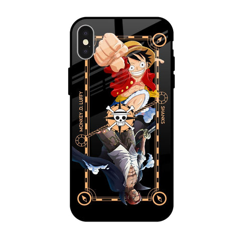 Shanks & Luffy Glossy Case for iPhone X
