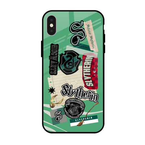 Slytherin Glossy Case for iPhone X
