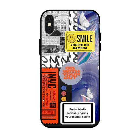 Smile for Camera Glossy Case for iPhone X