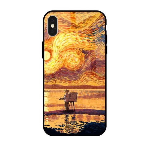 Sunset Vincent Glossy Case for iPhone X
