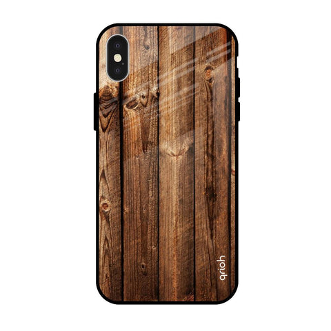Timber Printed Glossy case for iPhone X