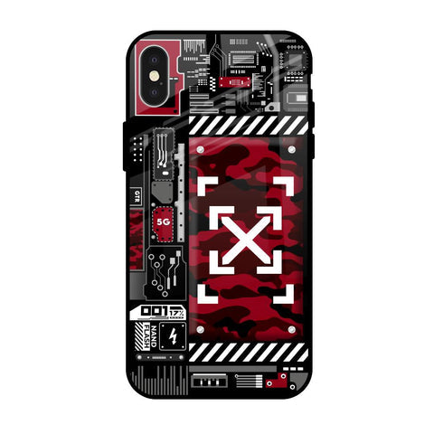Technology Art Glossy Case for iPhone X