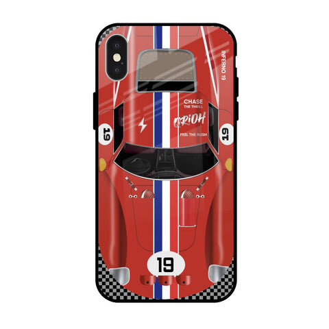 Racing Vintage Glossy Case for iPhone X