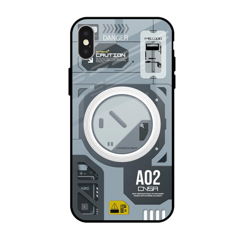 Modern Technology Glossy Case for iPhone X