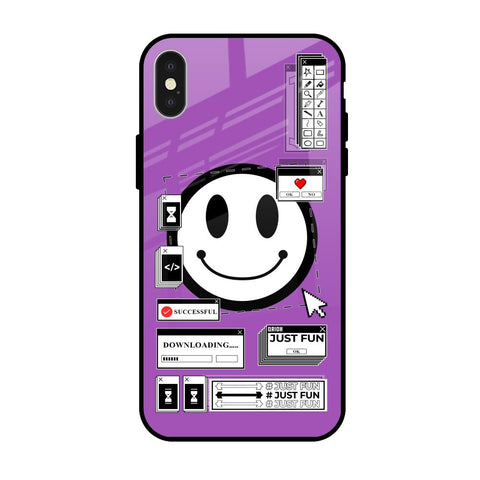 Code with Smile Glossy Case for iPhone X