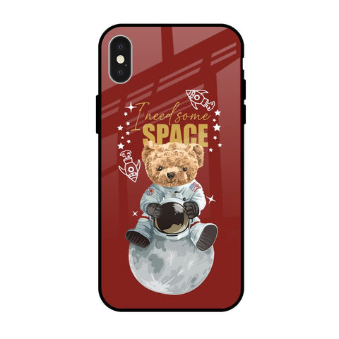Astronaut Bear Glossy Case for iPhone X
