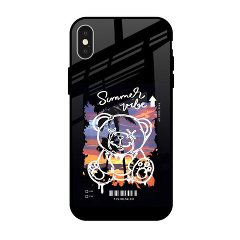 Summer Vibe Glossy Case for iPhone X