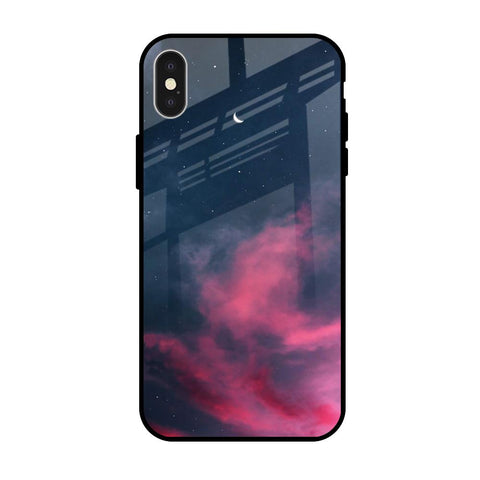 Moon Night Glossy Case For iPhone X