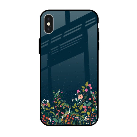 Small Garden Glossy Case For iPhone X