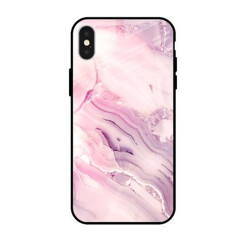Diamond Pink Gradient Glossy Case For iPhone X