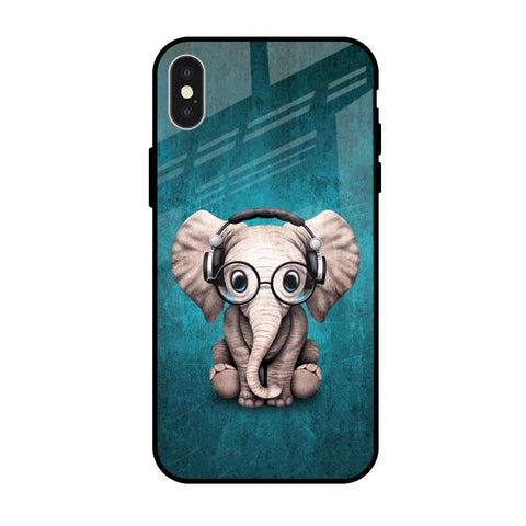 Adorable Baby Elephant Glossy Case For iPhone X