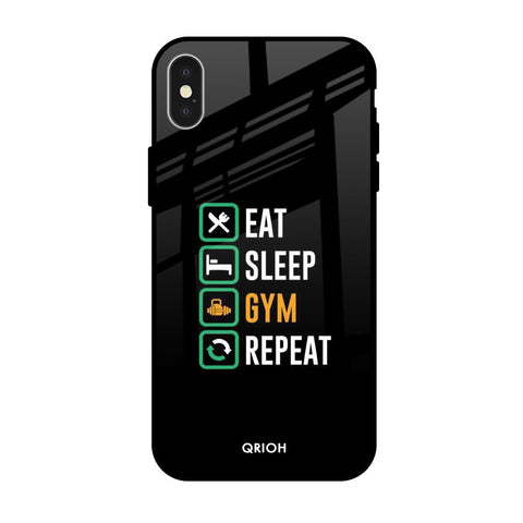 Daily Routine Glossy Case for Apple iPhone X