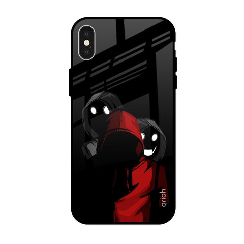 Shadow Character Glossy Case for iPhone X