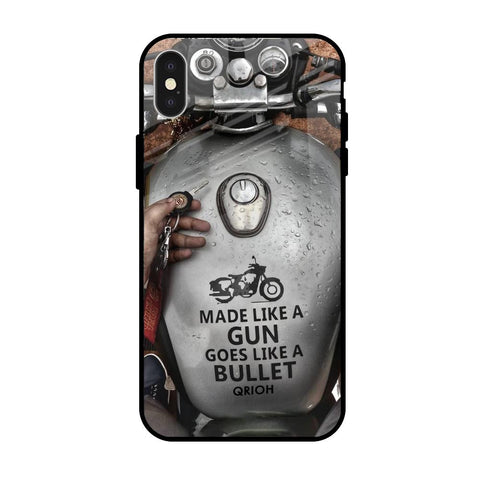 Royal Bike Glossy Case for iPhone X