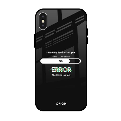 Error Glossy Case for Apple iPhone X