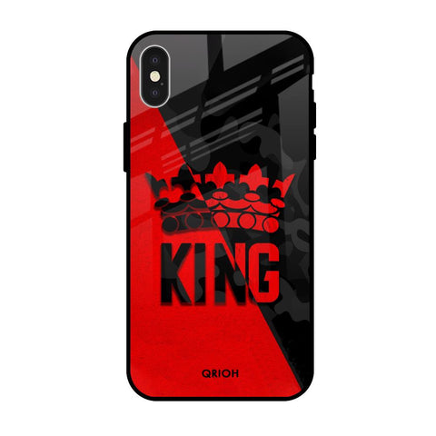 I Am A King Glossy Case for iPhone X
