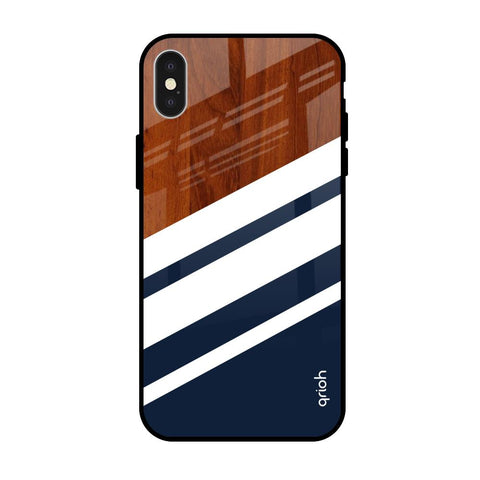 Bold Stripes Glossy case for iPhone X