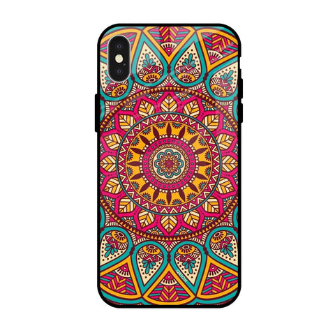 Elegant Mandala Glossy Case for Apple iPhone X
