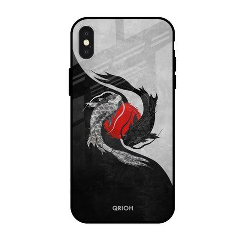 Japanese Art Glossy Case for iPhone X