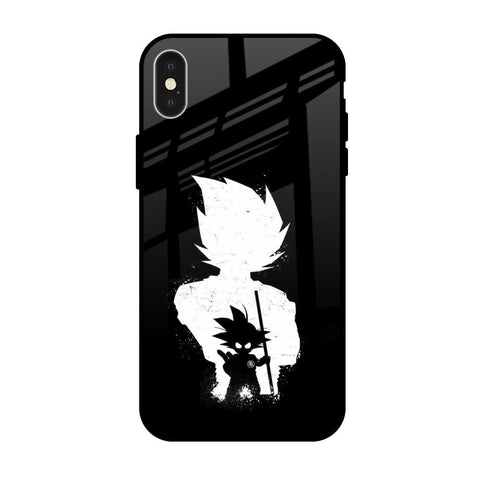 Monochrome Goku Glossy Case for iPhone X