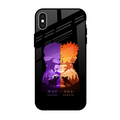 Minimalist Anime Glossy Case for iPhone X