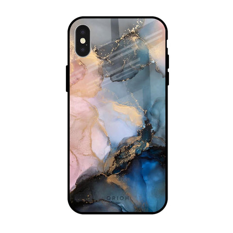 Marble Ink Abstract Glossy Case for iPhone X