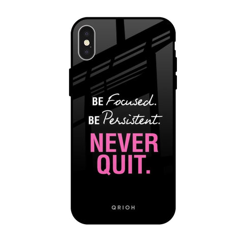 Be Focused Glossy case for iPhone X