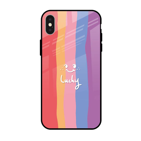 Lucky Abstract Glossy Case for iPhone X