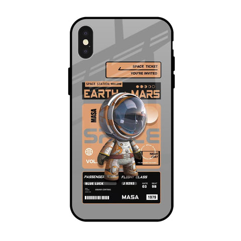 Space Ticket Glossy Case for iPhone X
