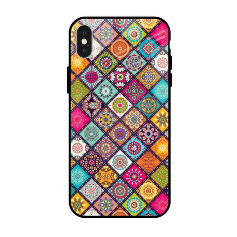Multicolor Mandala Glossy Case for iPhone X