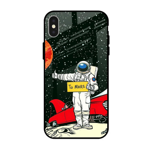 Astronaut on Mars Glossy Case for iPhone X