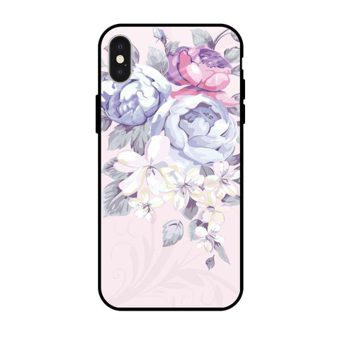 Elegant Floral Glossy case for iPhone X