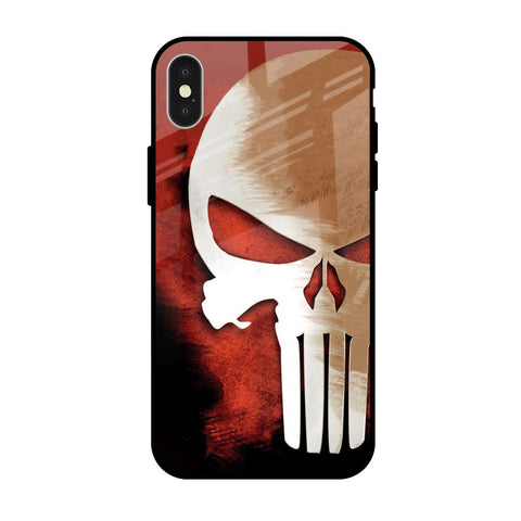 Red Skull Glossy Case for iPhone X