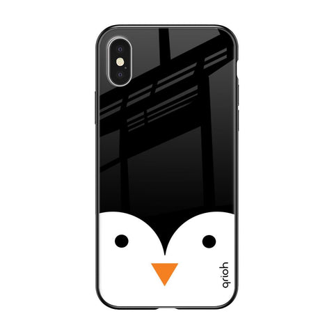 Cute Penguin Glossy Case for iPhone X