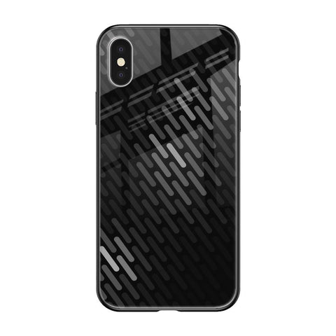 Dark Abstract Pattern Glossy Case For iPhone X