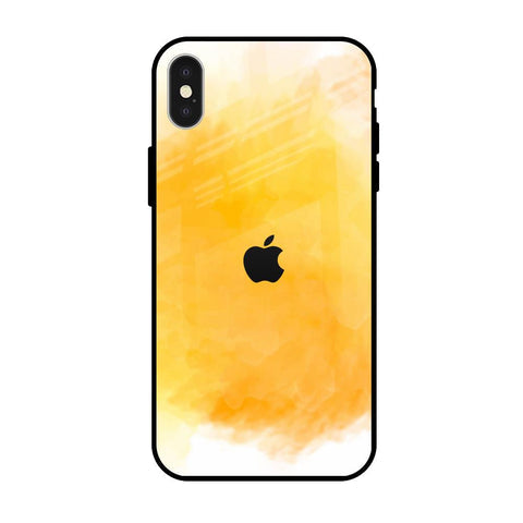 Rustic Orange Glossy Case for iPhone X